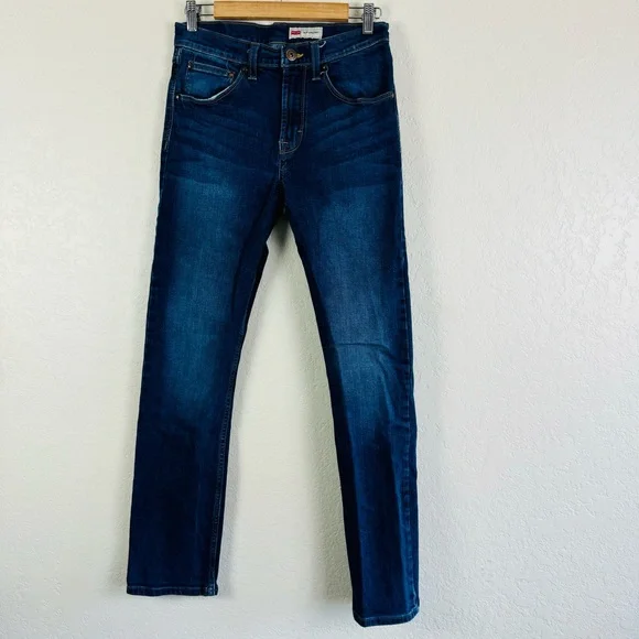 Wrangler | slim straight dark washed jeans | 29x32 - Picture 1 of 5